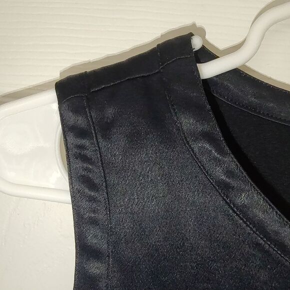 Yves St Laurent vintage silky sleeveless top S - Picture 3 of 5
